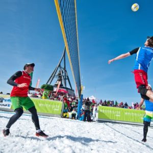 Sneeuwvolleybal bij Sliedrecht Sport?