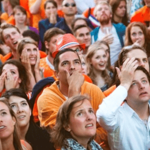 Zaterdag: Oranje kijken in het Bankie