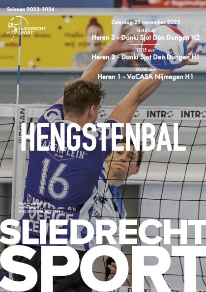 Matchday met H2 tegen Donki Sjot en H1 versus VoCASA