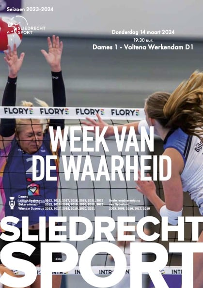 Vanavond: Dames 1 tegen Voltena in de Merwederby