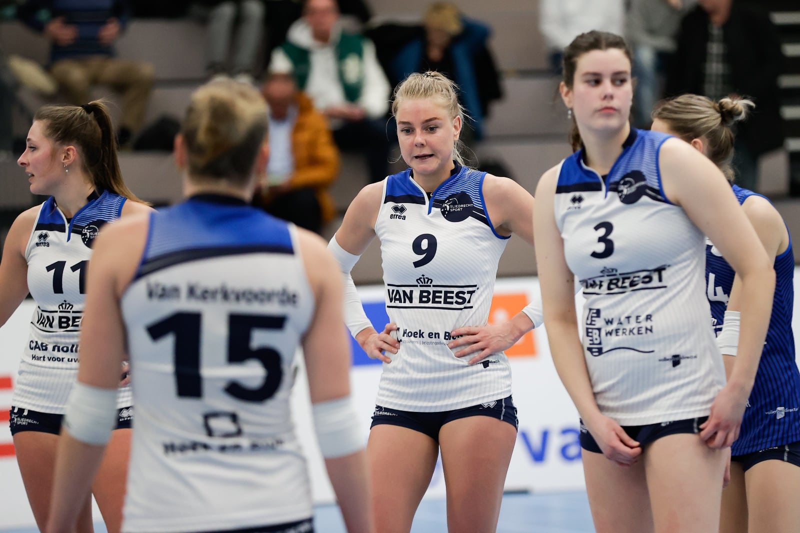 Alleen Dames 1 verliest. Mannen zeker van eerste plek B-poule