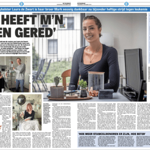 Laura in De Telegraaf