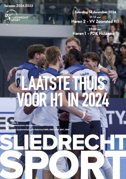 Matchday met H2 tegen Zaanstad en H1 versus Huizen